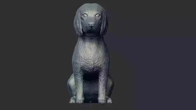 Beagel dog 3D print model