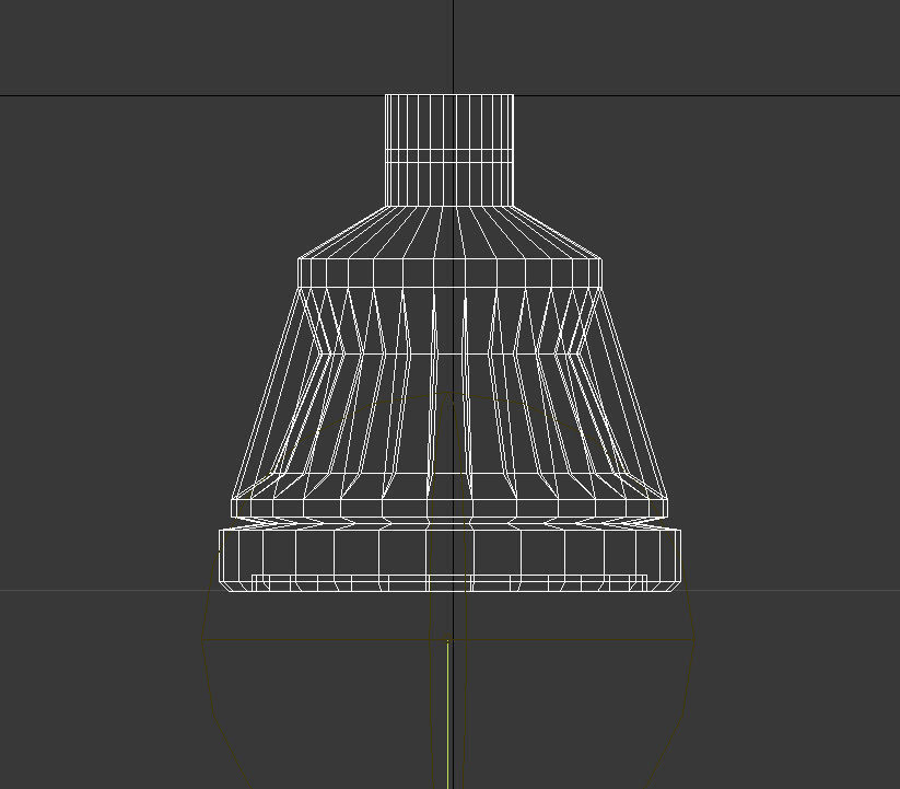 halogen round recessed light 3D model_11