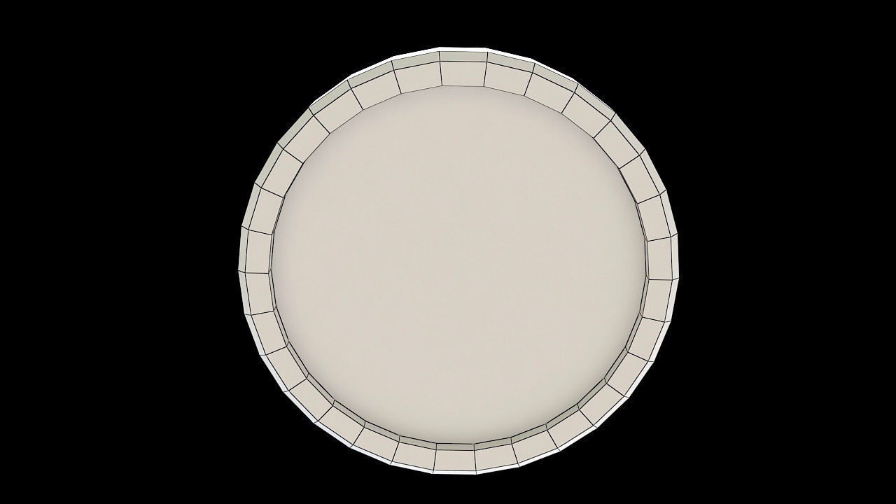 halogen round recessed light 3D model_9