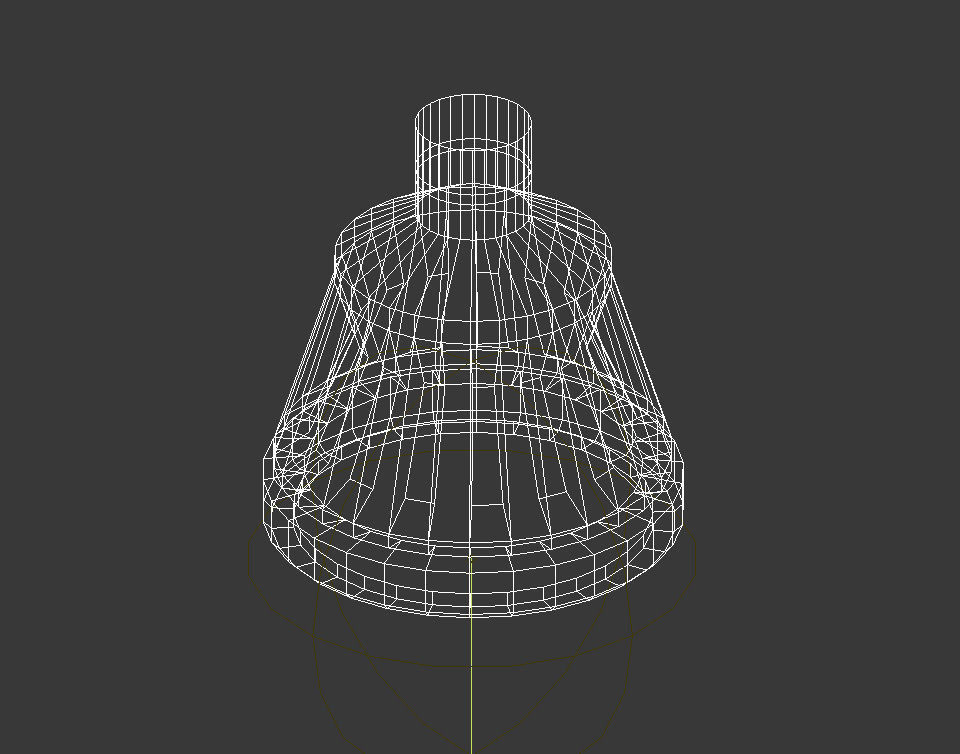 halogen round recessed light 3D model_13