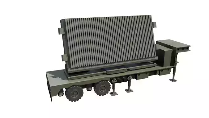 GreenPine radar 3D model