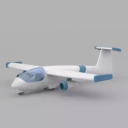 Cartoon airplane 1