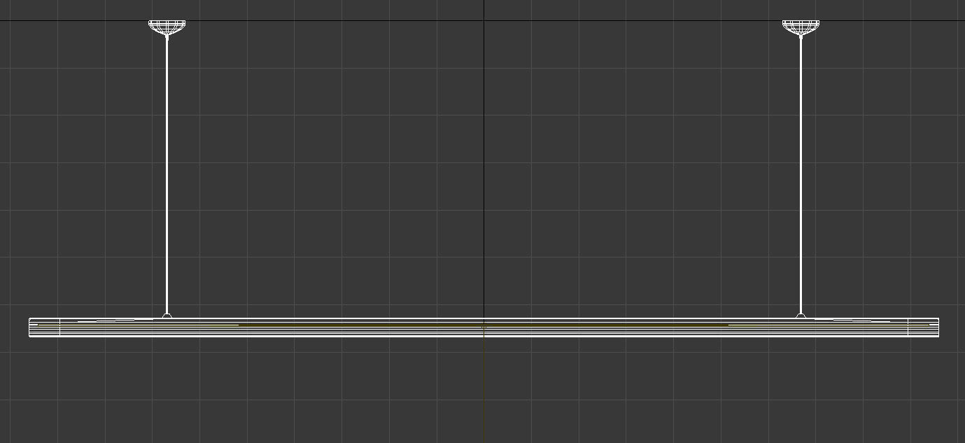 hanging led tube light 3D model_12