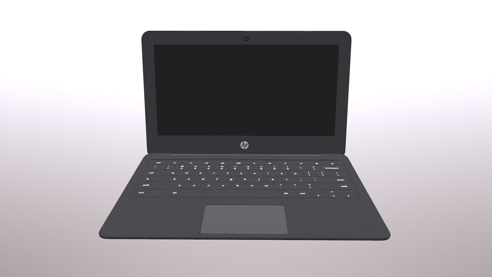 HP Laptop 3D model_2