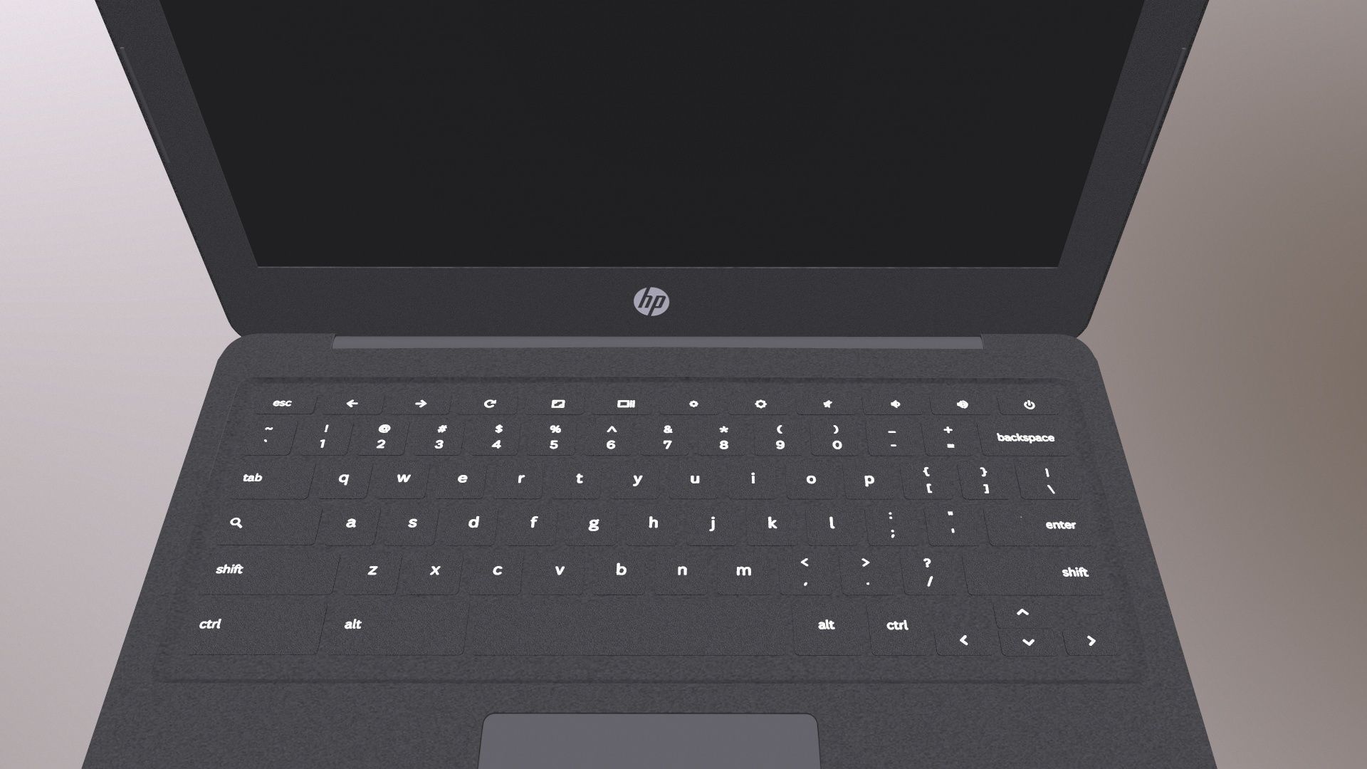 HP Laptop 3D model_7