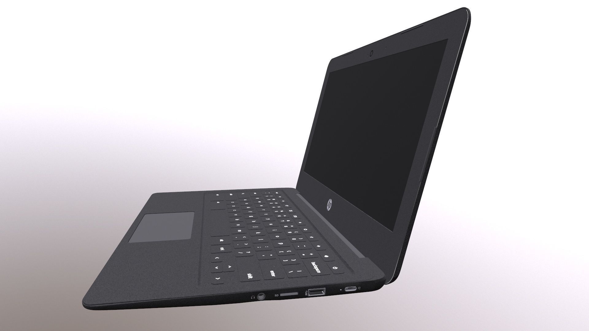 HP Laptop 3D model_4