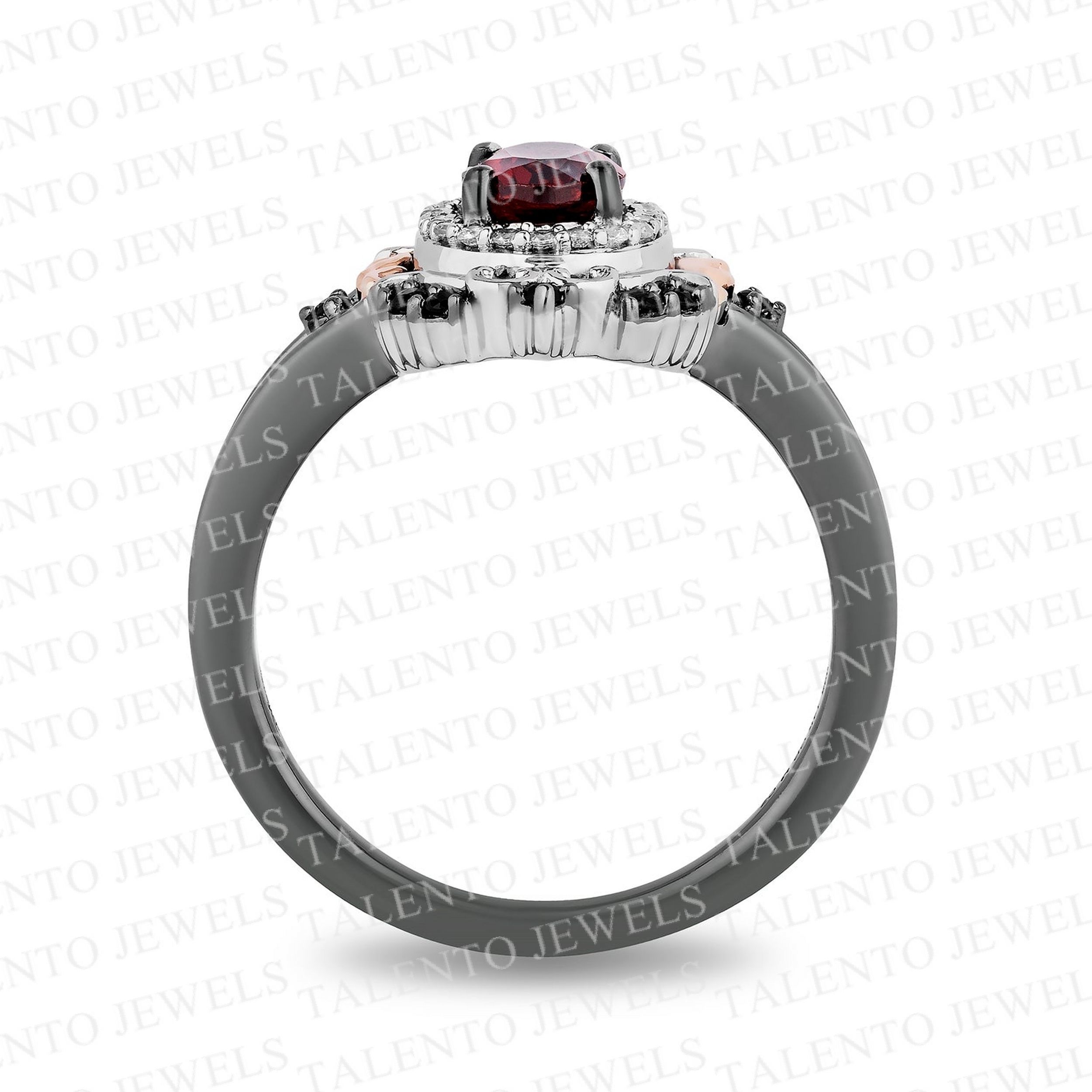 Enchanted Disney Oval Diamond Ring 3D print model_1
