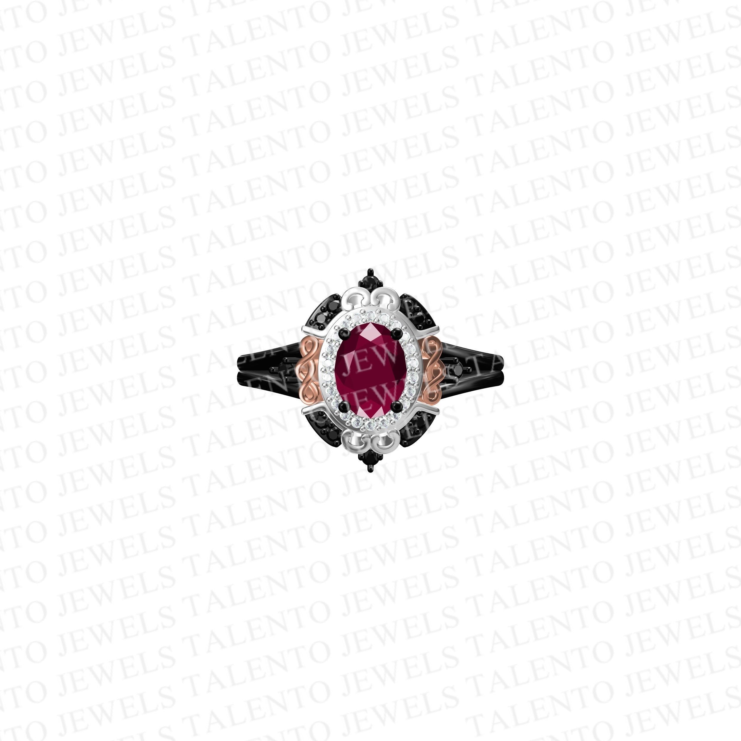 Enchanted Disney Oval Diamond Ring 3D print model_8