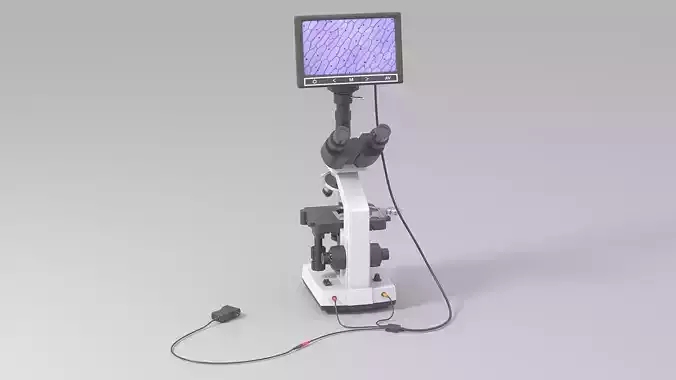 Microscope 1 3D model