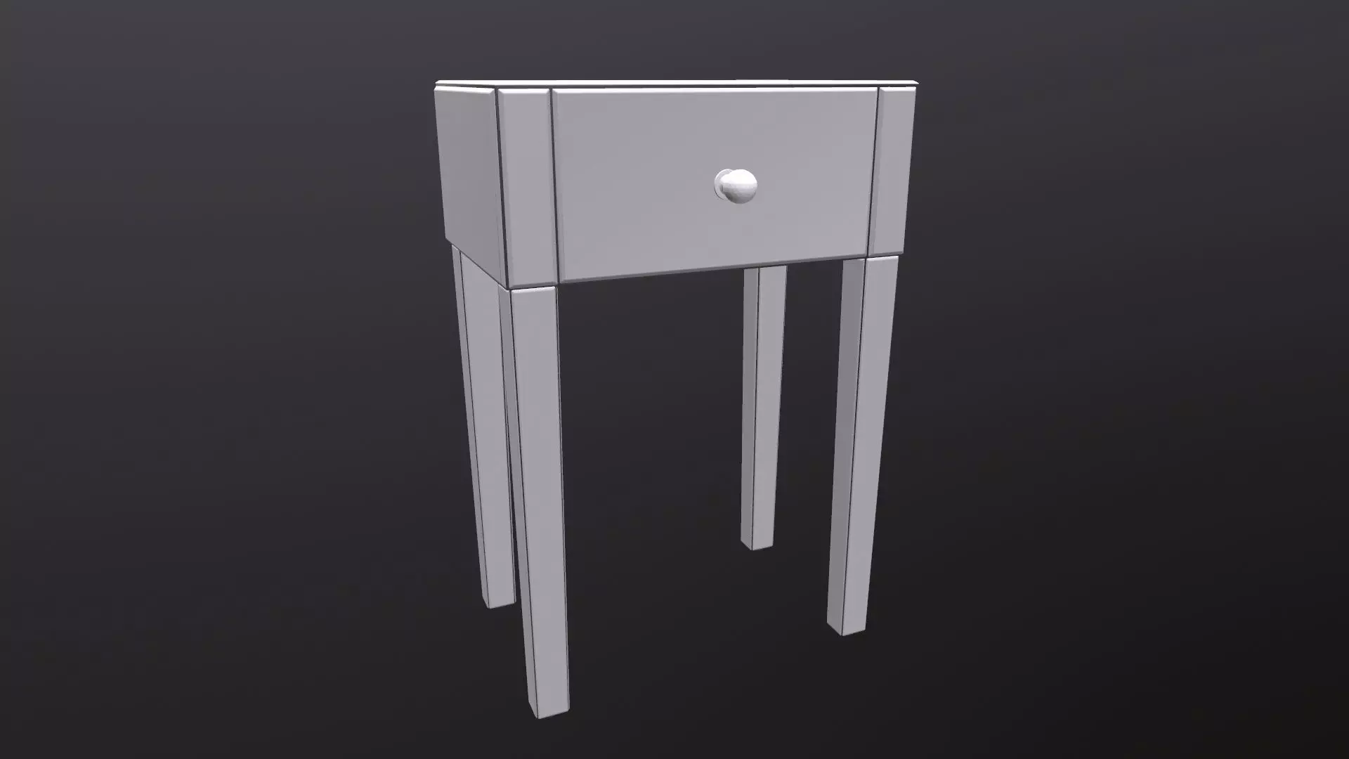 Side Table 3D model_0