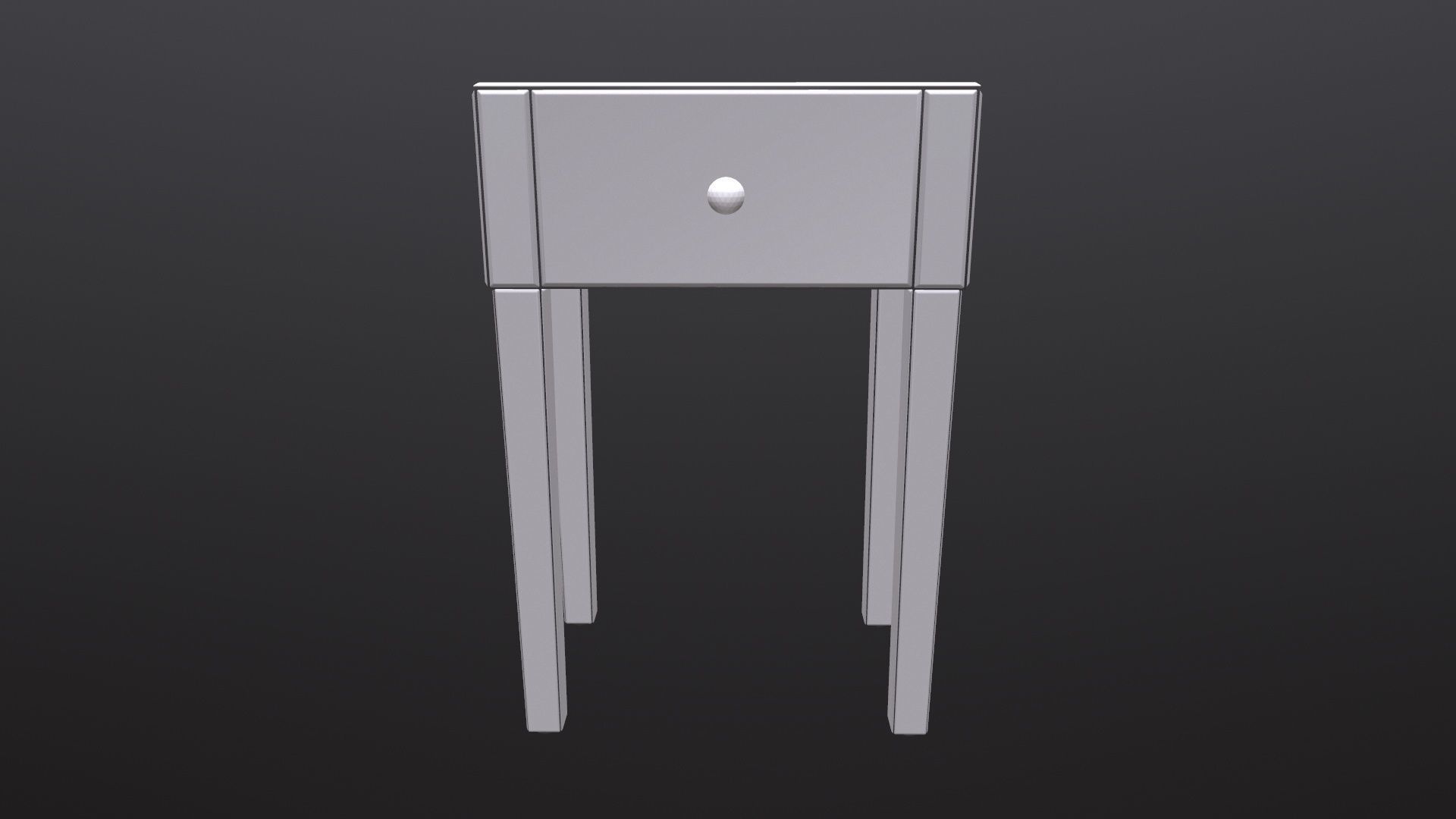 Side Table 3D model_2