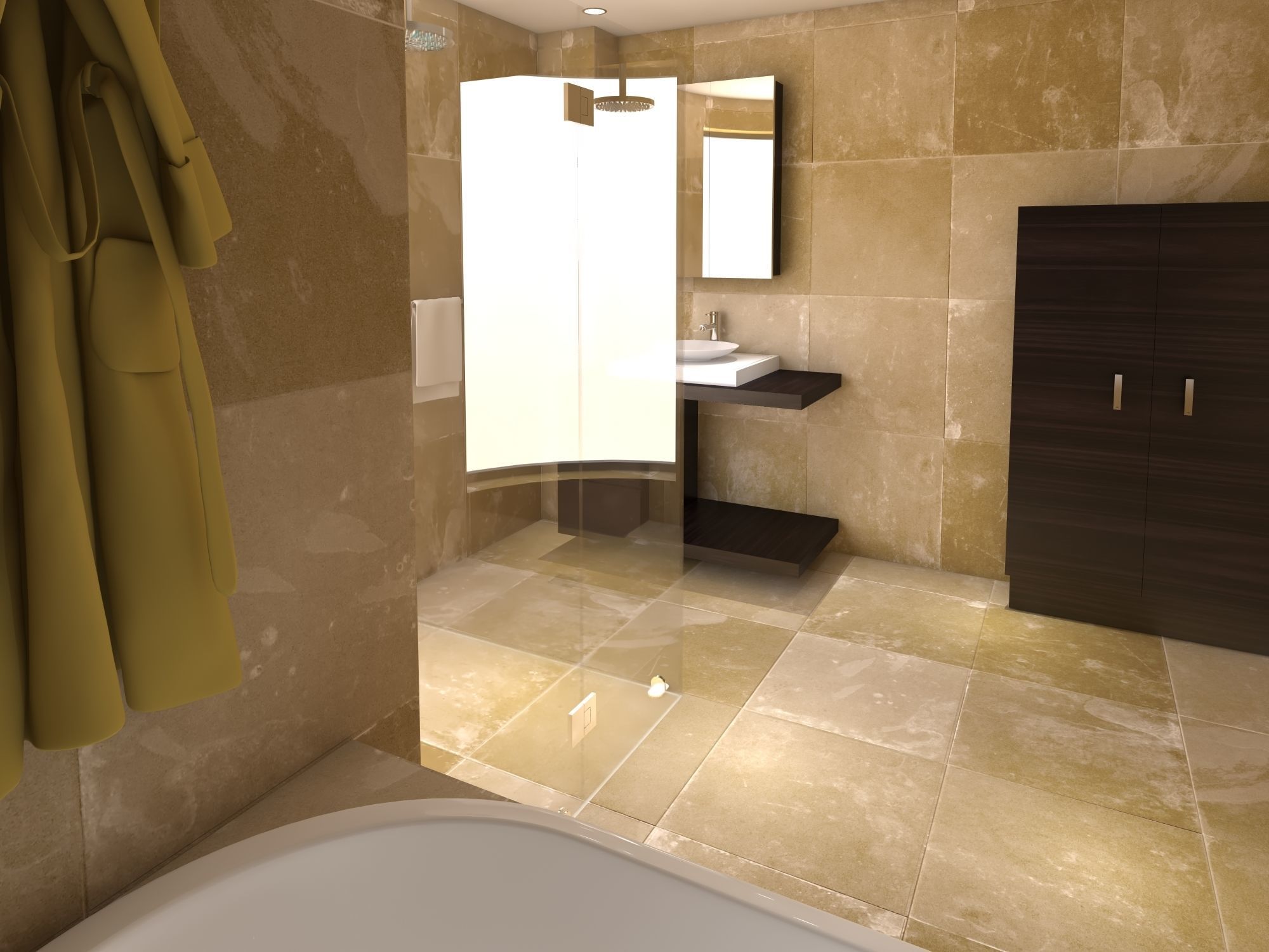 Bathroom 41 3D model_4