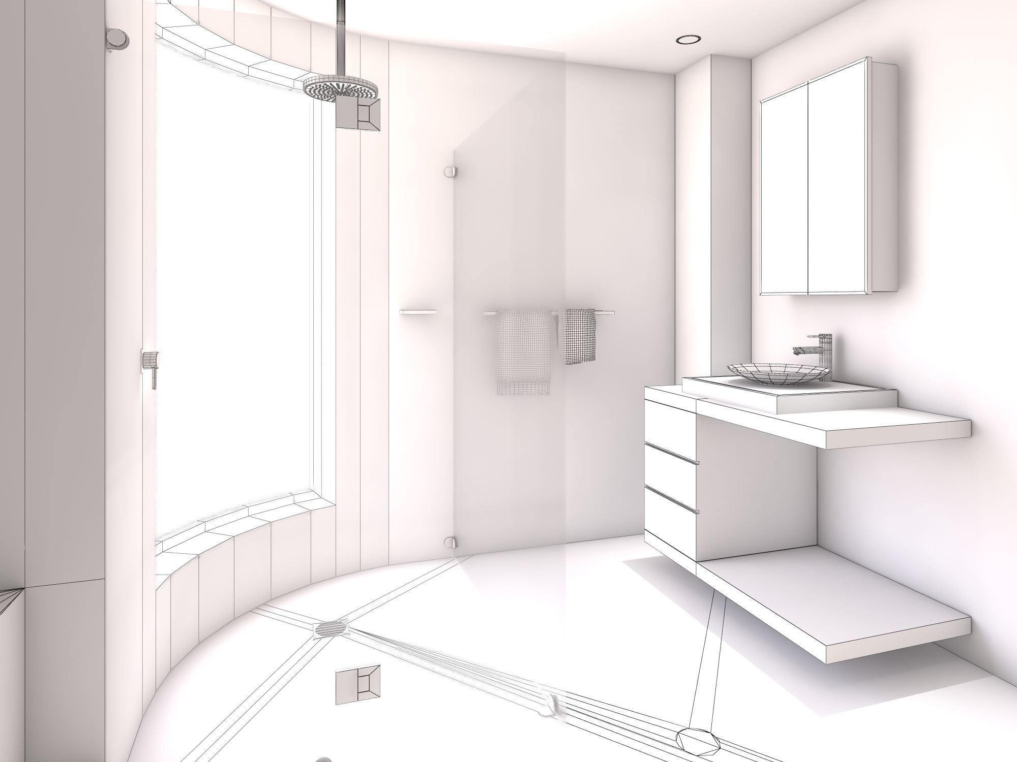 Bathroom 41 3D model_5