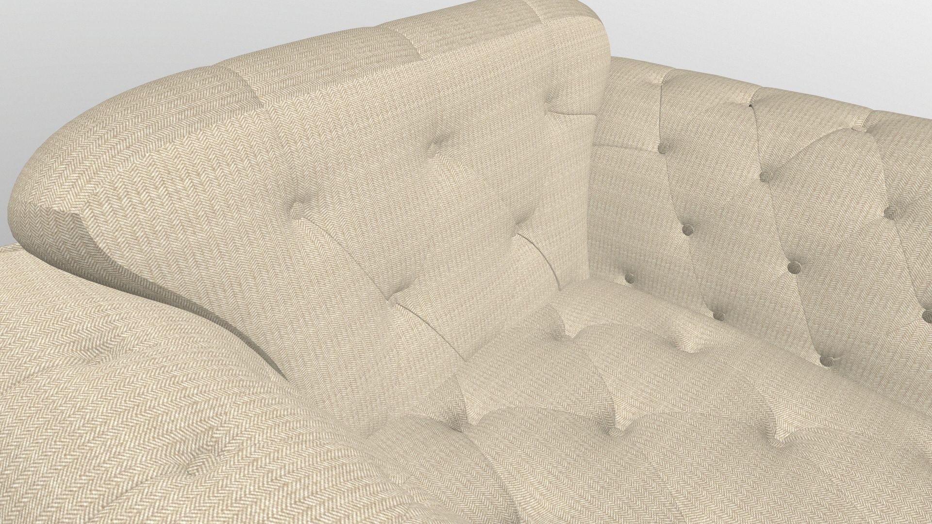 Sofa 3D Model chesterfield chair 3D model_8