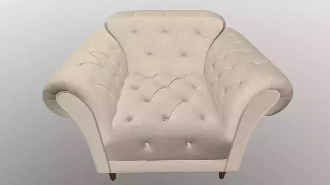 Sofa 3D Model chesterfield chair