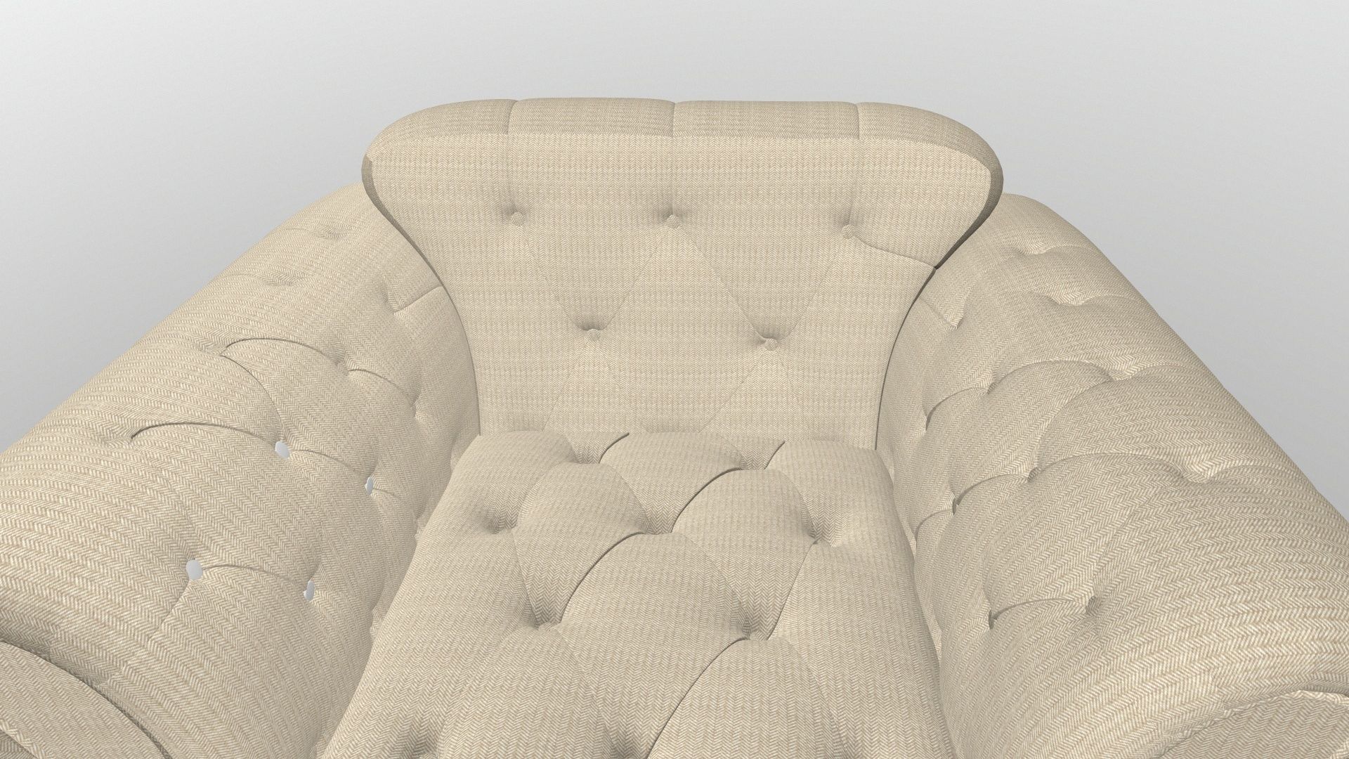 Sofa 3D Model chesterfield chair 3D model_9