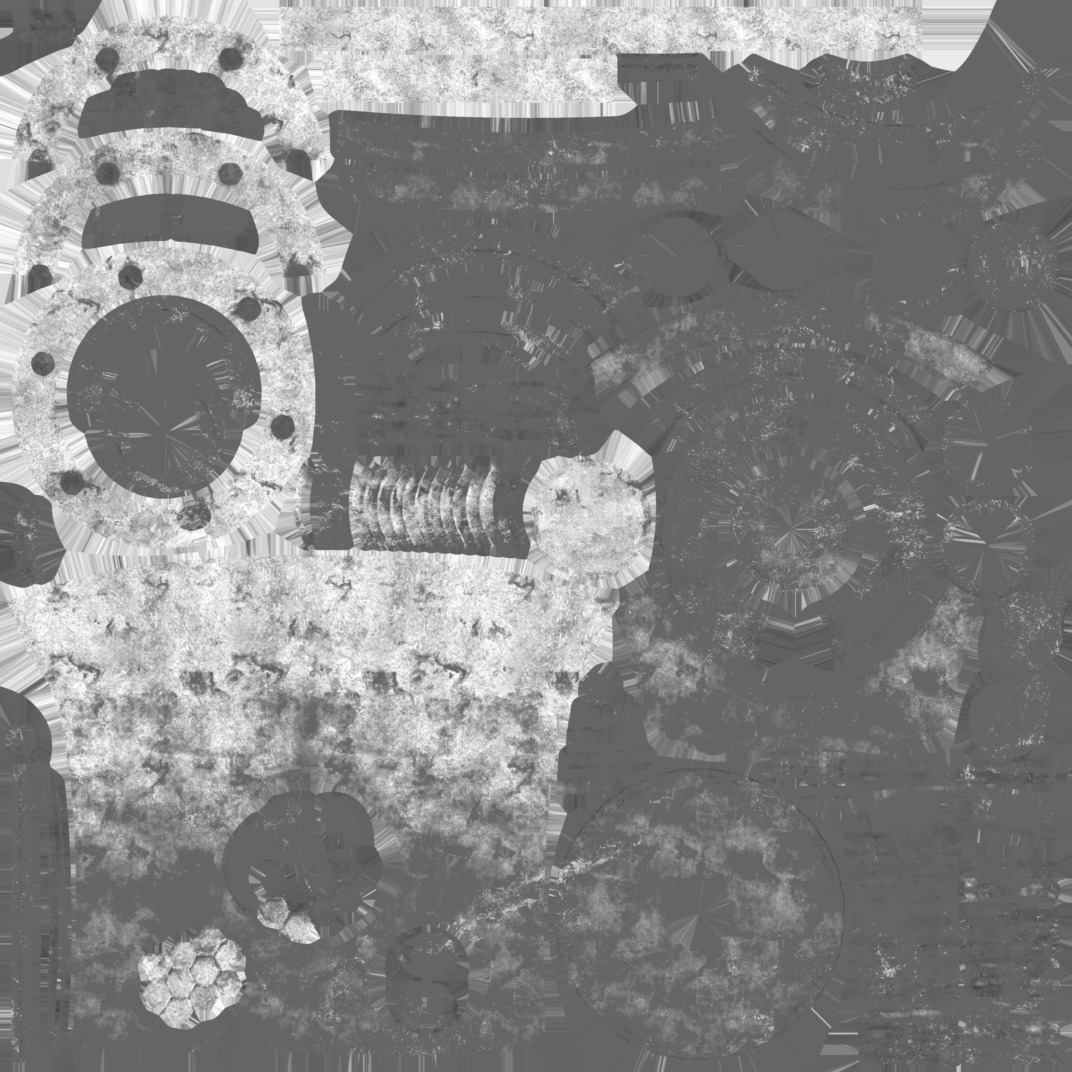 Aged Hydrant Low-poly 3D model_7