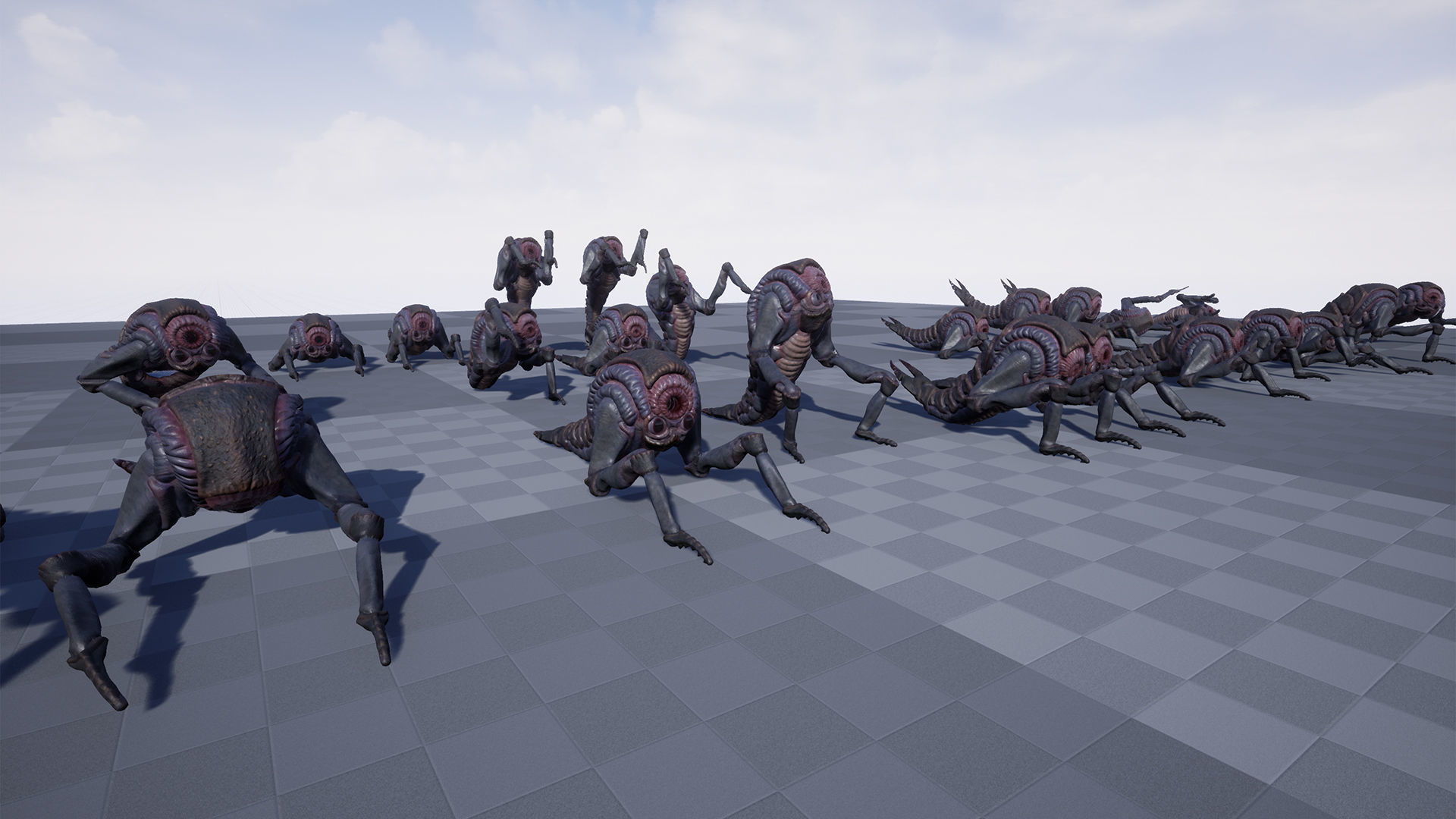 Mutant Shrimp Low-poly 3D model_6