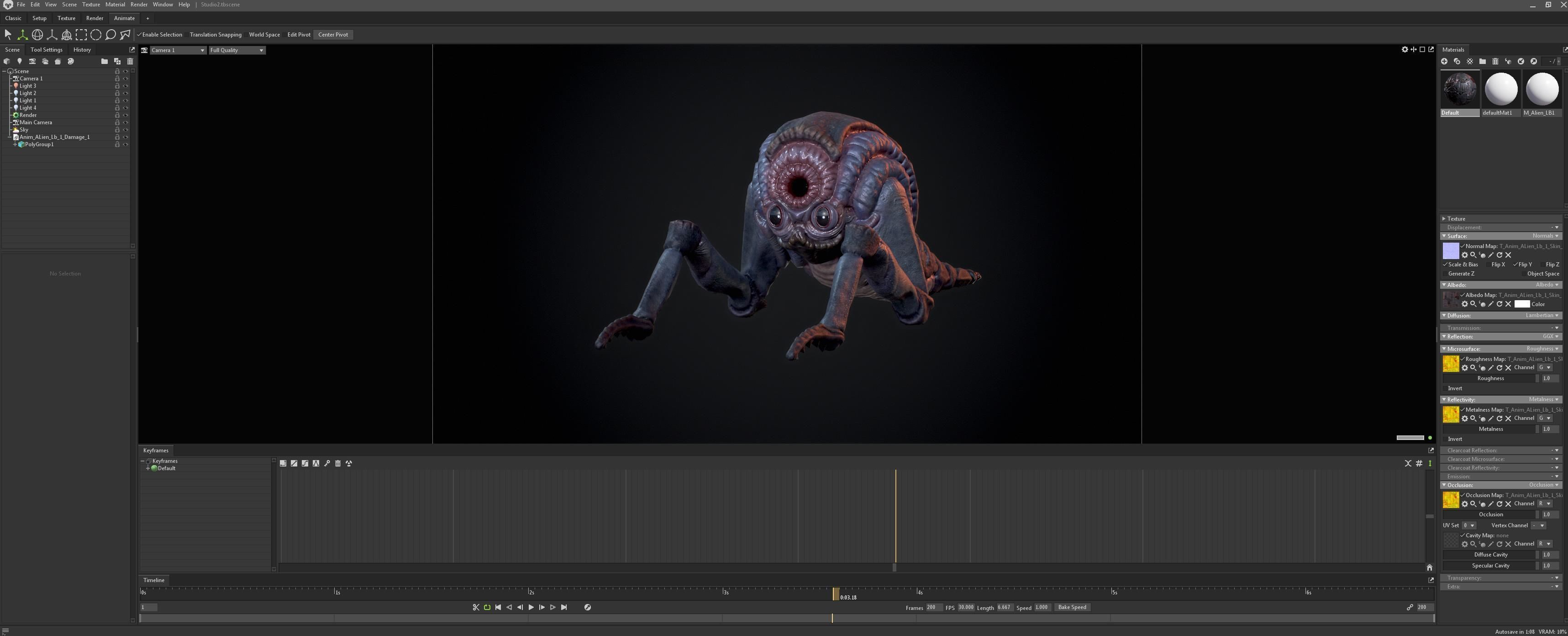 Mutant Shrimp Low-poly 3D model_11