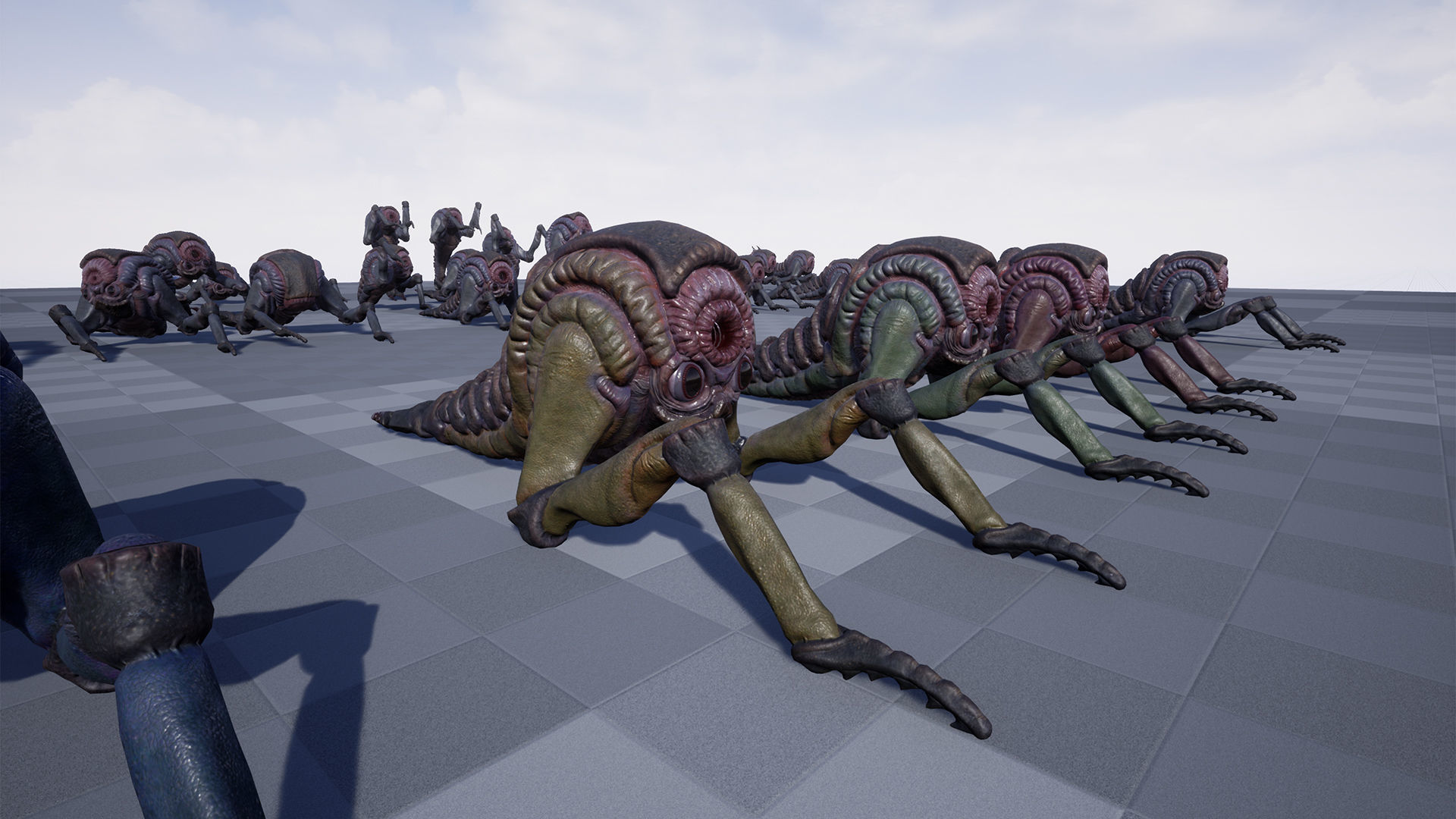 Mutant Shrimp Low-poly 3D model_8