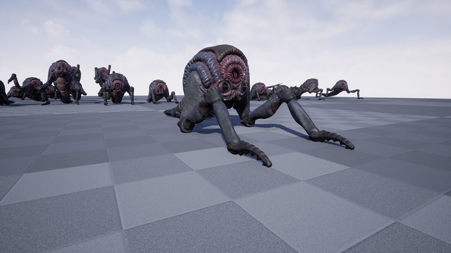 Mutant Shrimp Low-poly 3D model_7