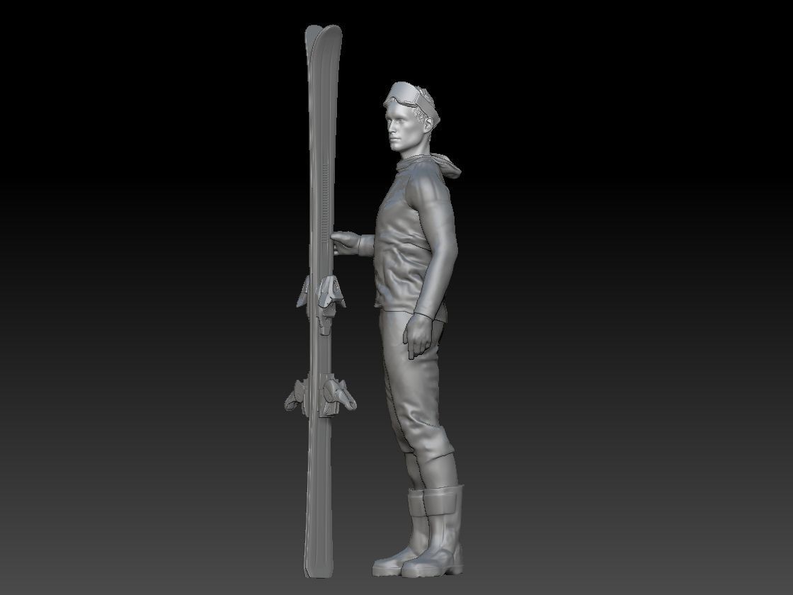 SKI BOY 3 3D print model_1