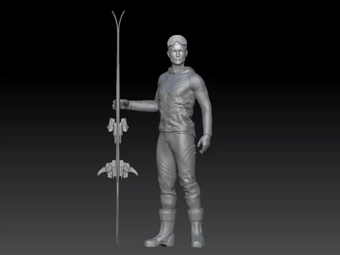 SKI BOY 3 3D print model_0