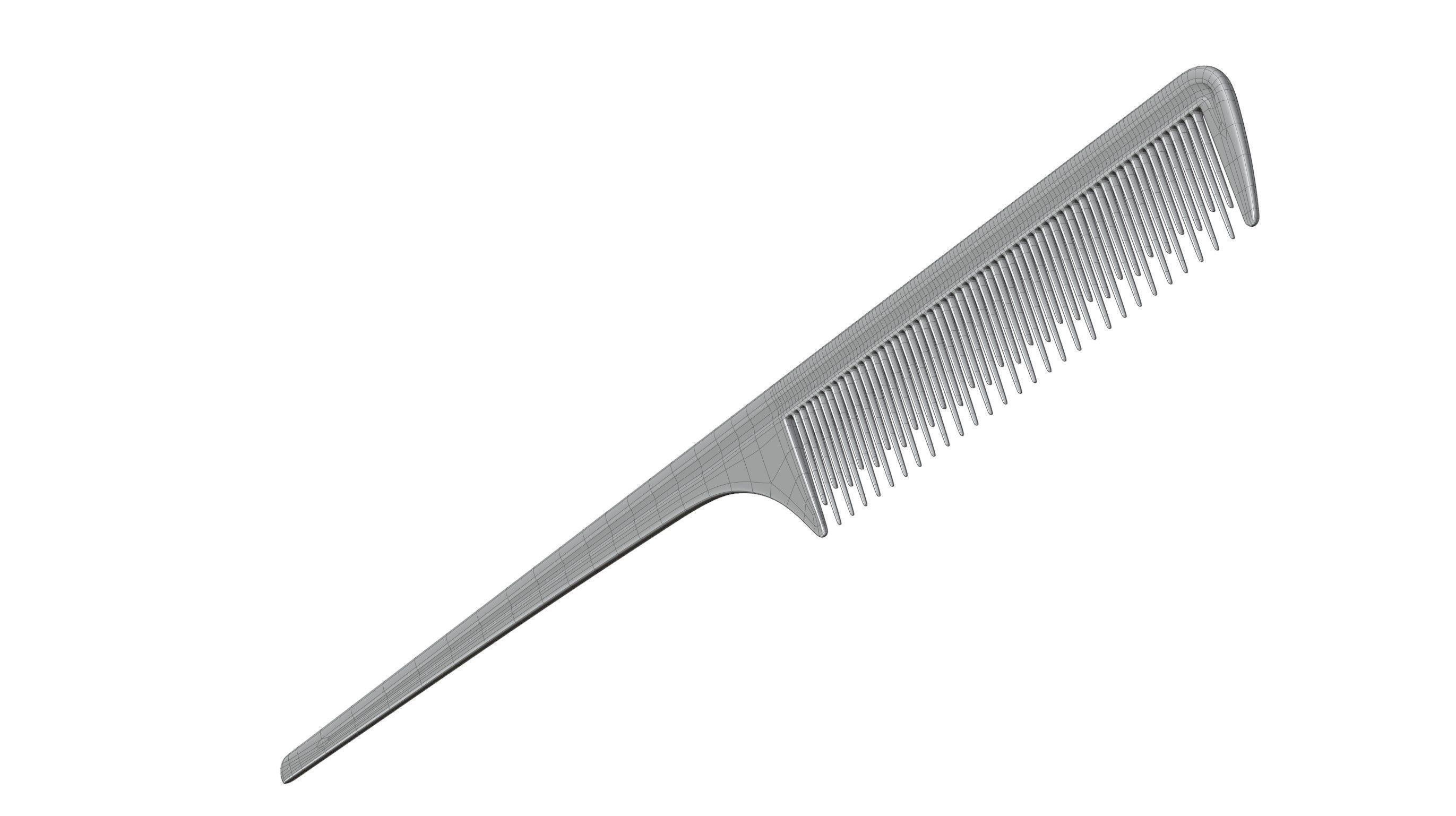 Tail Comb 3D model_9