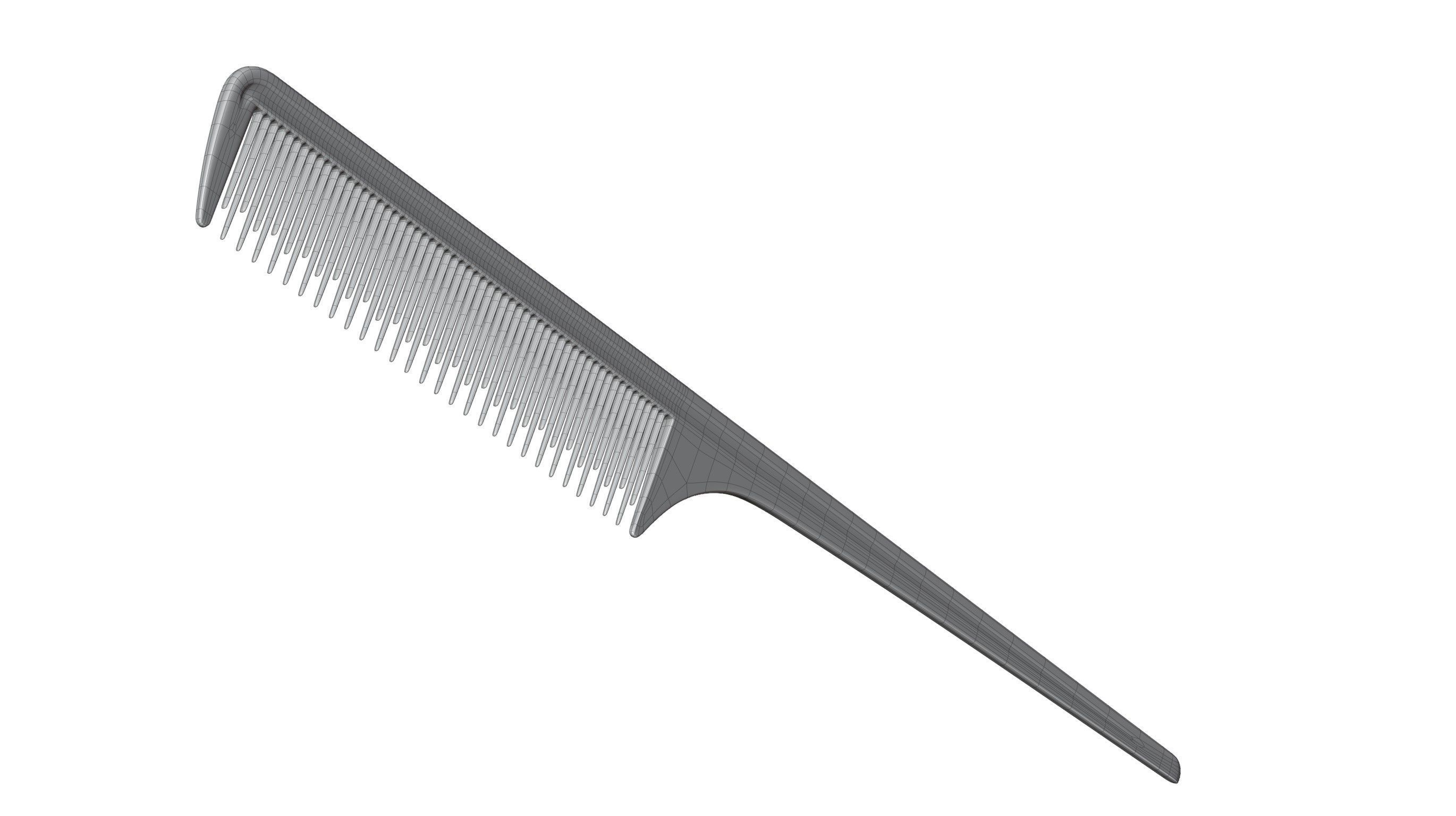 Tail Comb 3D model_11