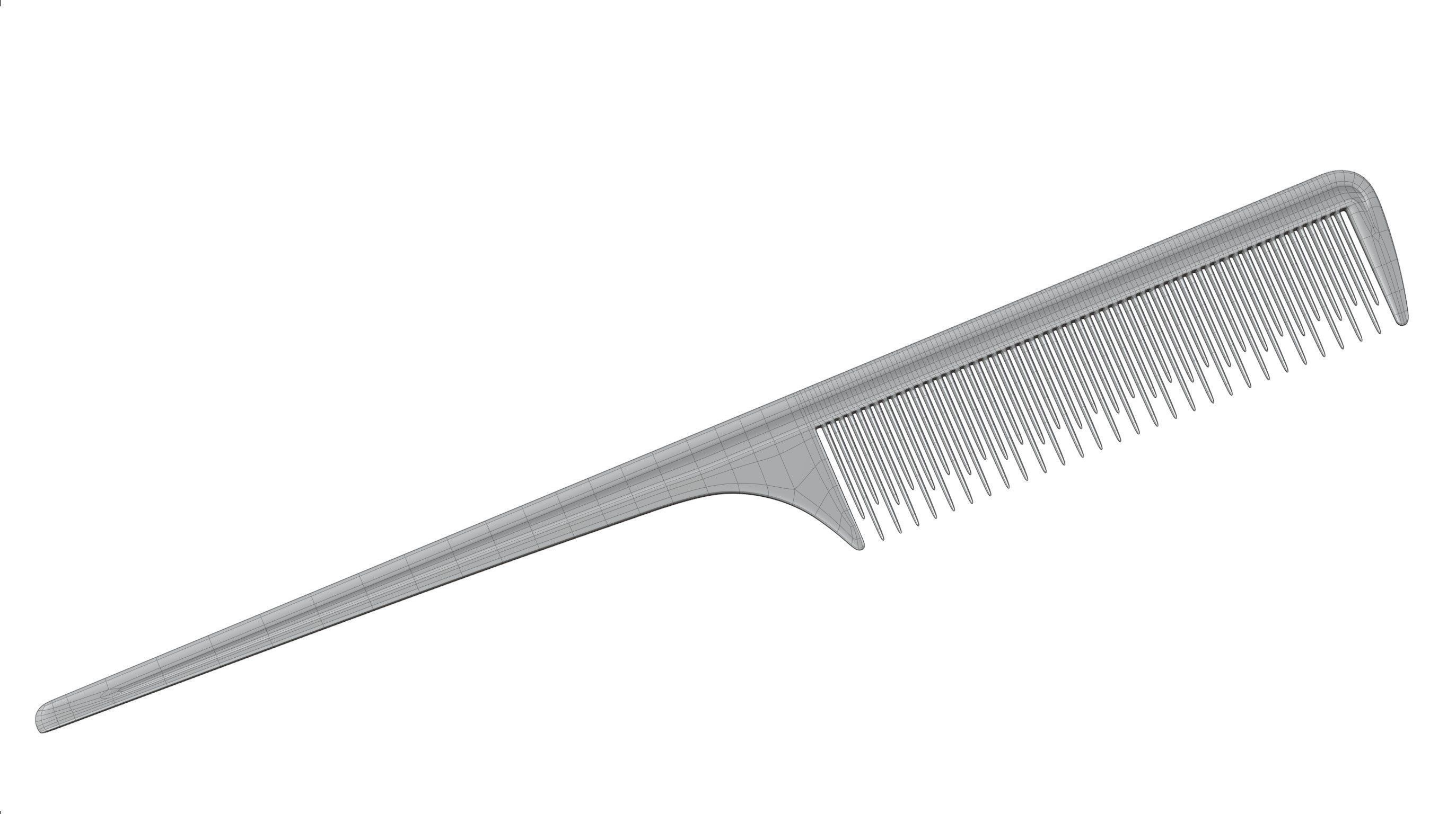 Tail Comb 3D model_16
