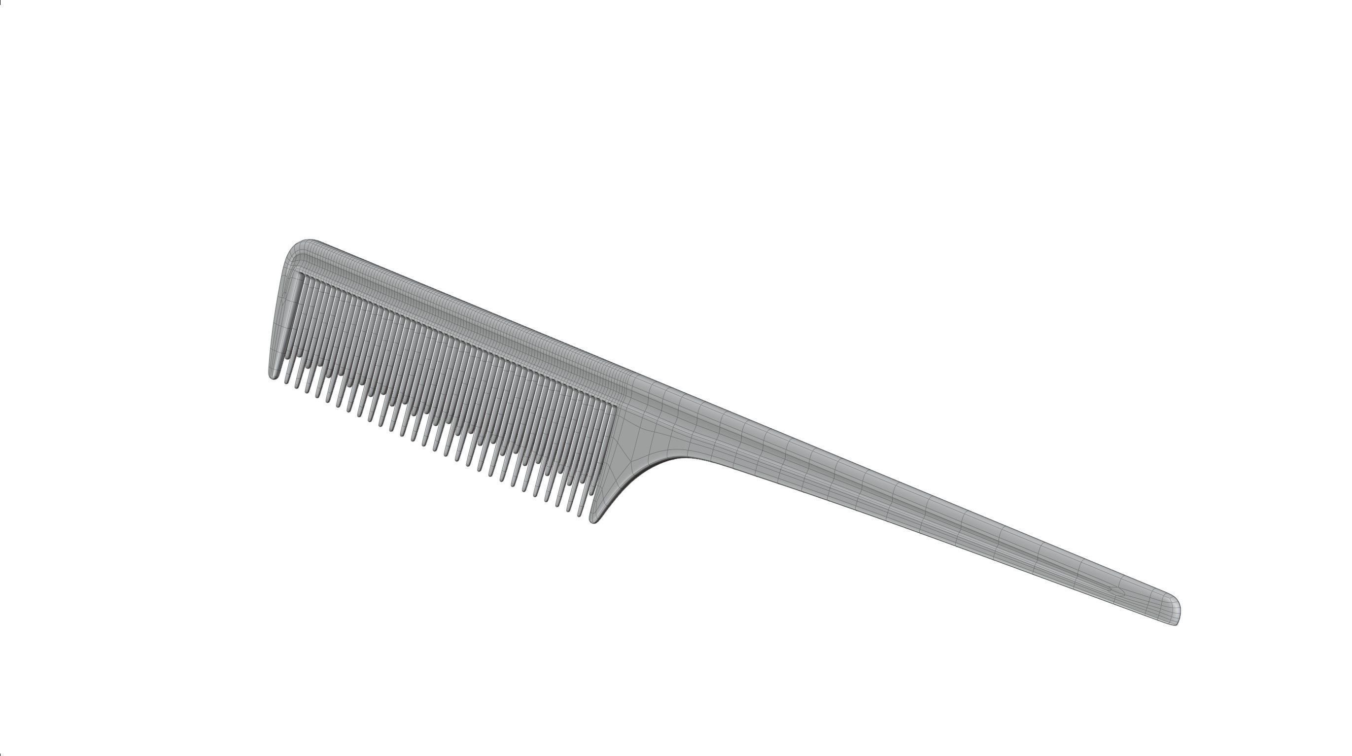 Tail Comb 3D model_13