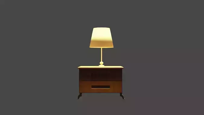 Table and Lamp