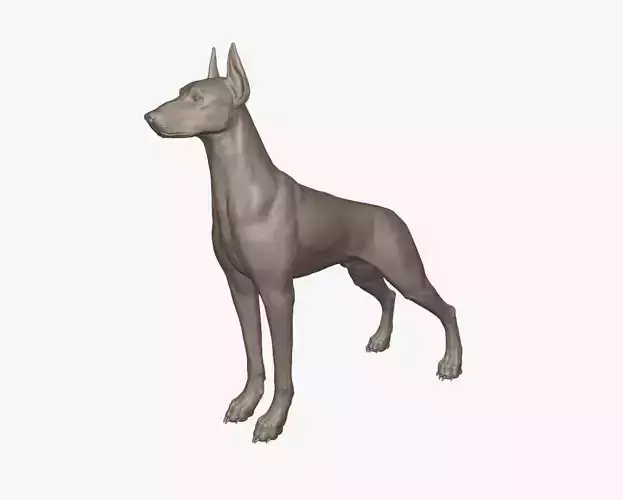 doberman sculpture