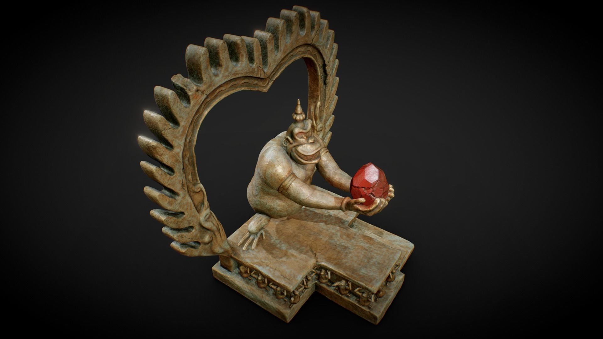 Forbidden Treasure 3D model_2