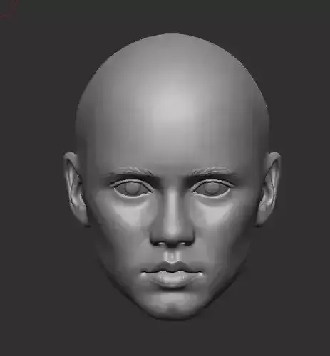 Wednesday Addams Jenna Ortega Head 3D Stl for Print