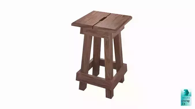 Wooden Stool Chair
