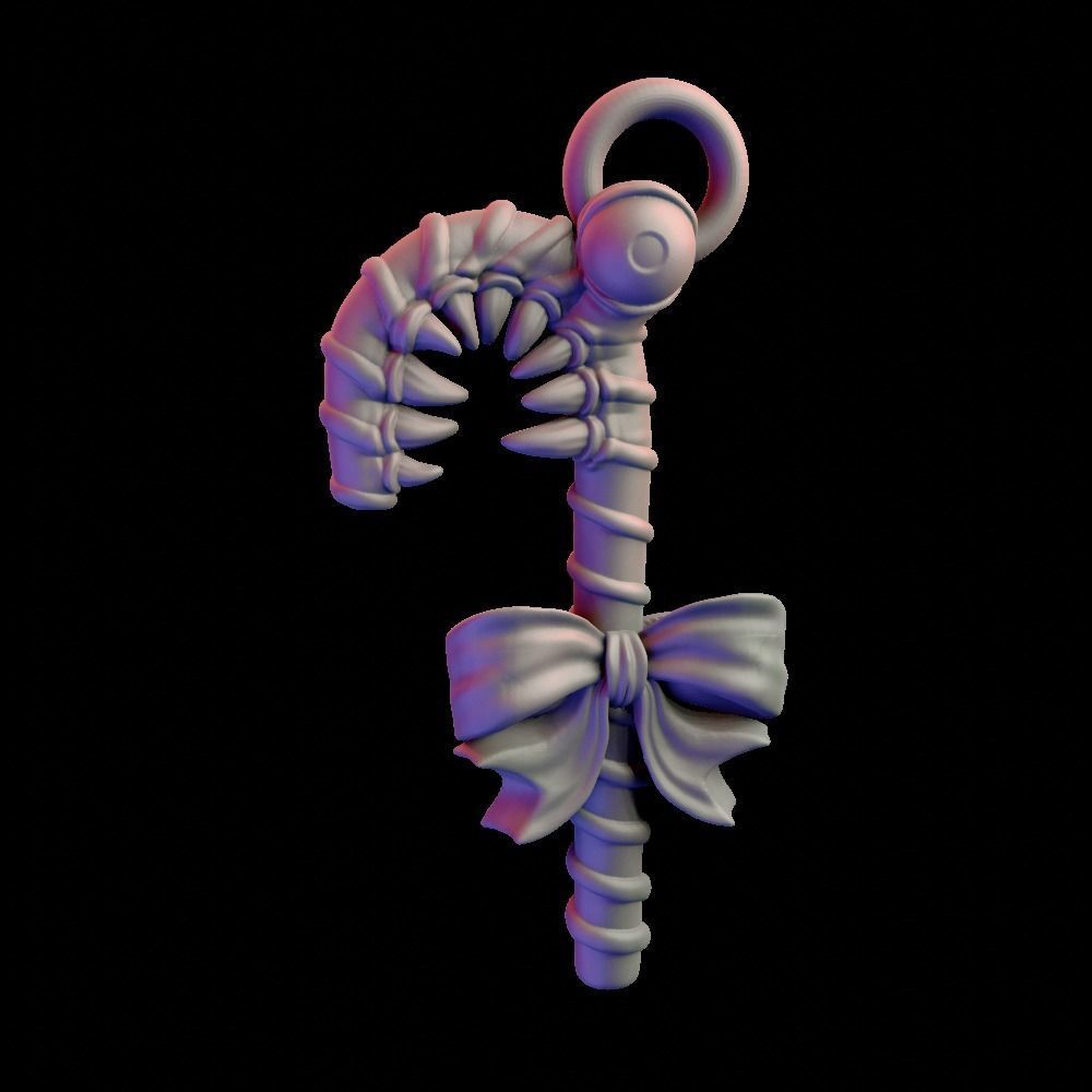 MimiChristmas ornament with bow 3D print model_1