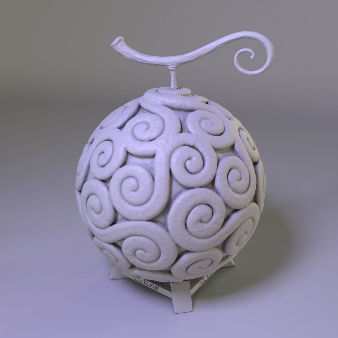 GOMU GOMU NO MI - DEVIL FRUIT 3D model_1