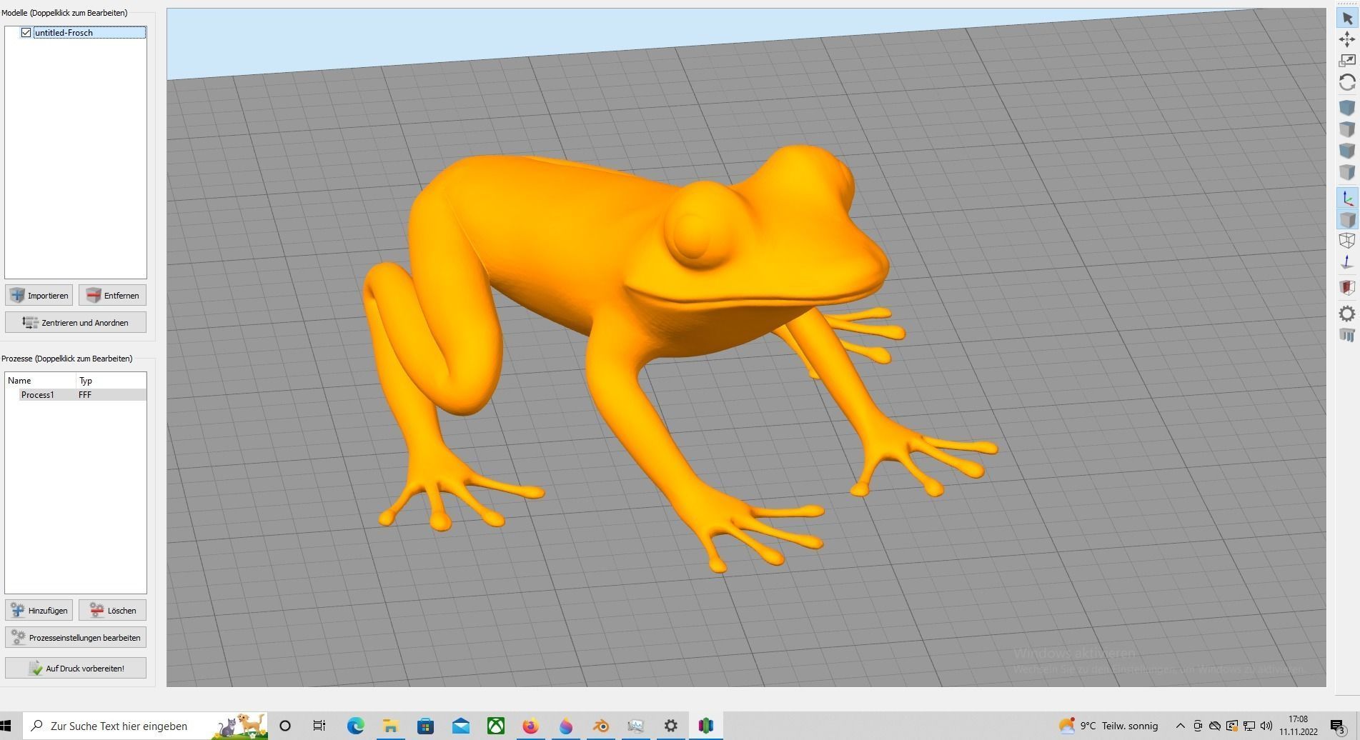 Frosch    Frog  Free 3D print model_7