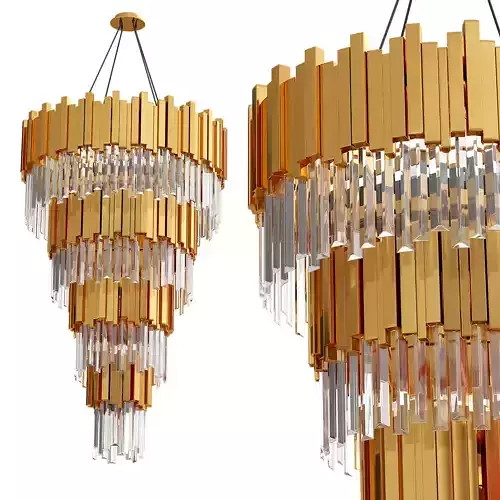 Chandelier Luxxu by Covet 3D model
