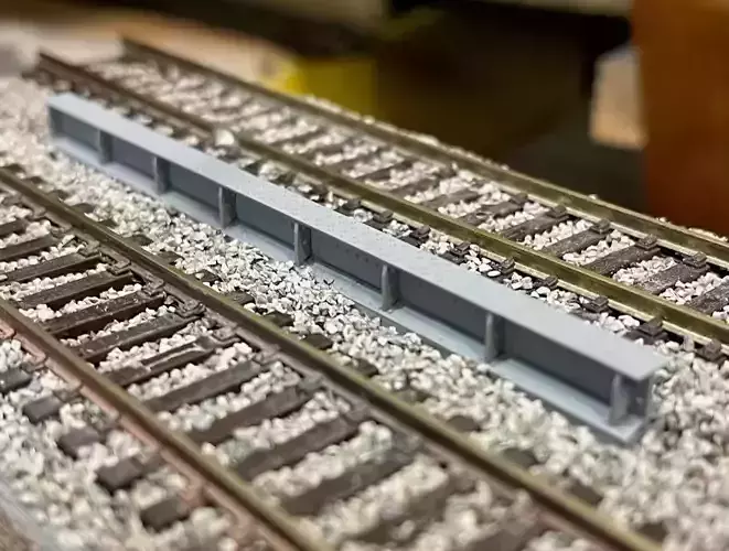Model Railway - Bridge Girder Support Centre 1 3D print model