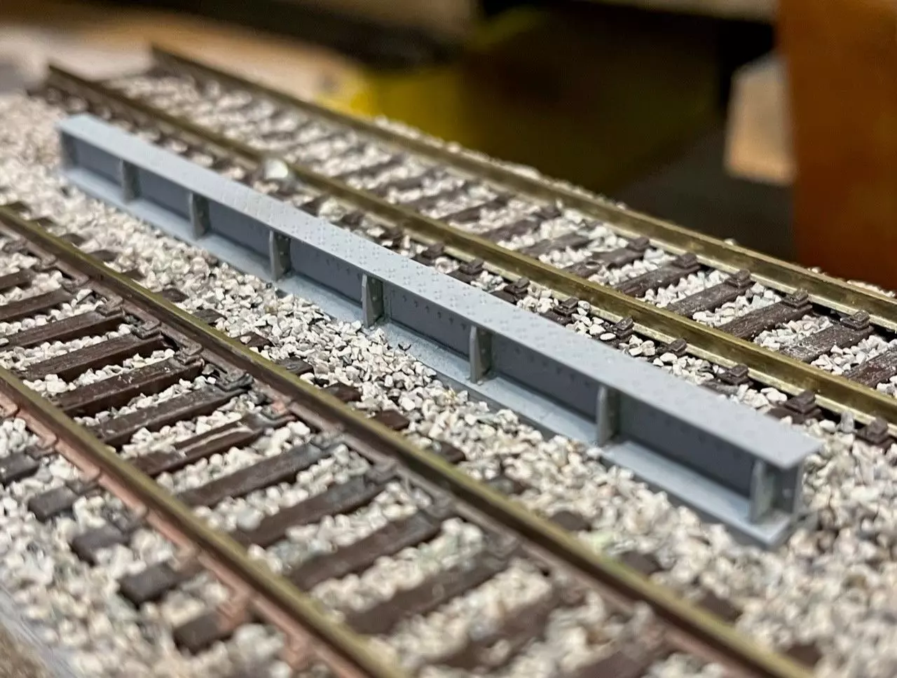 Model Railway - Bridge Girder Support Centre 1 3D print model_0