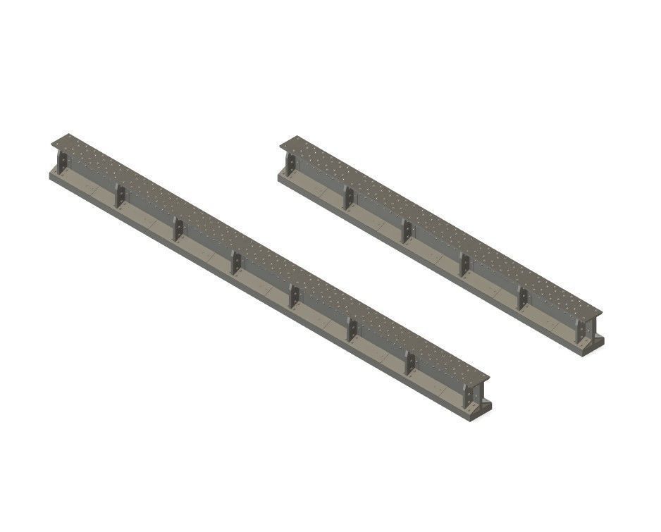 Model Railway - Bridge Girder Support Centre 1 3D print model_1