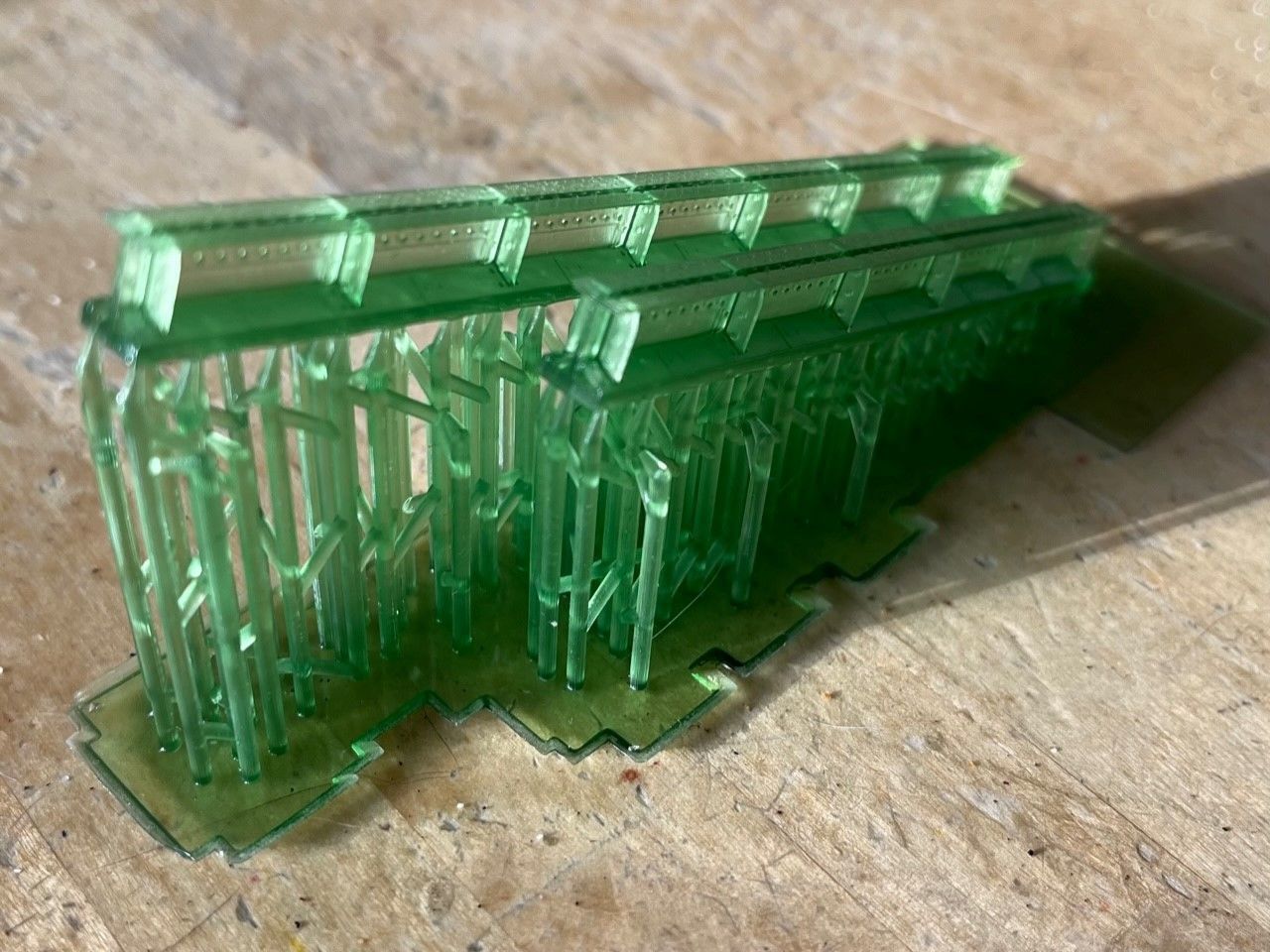 Model Railway - Bridge Girder Support Centre 1 3D print model_3