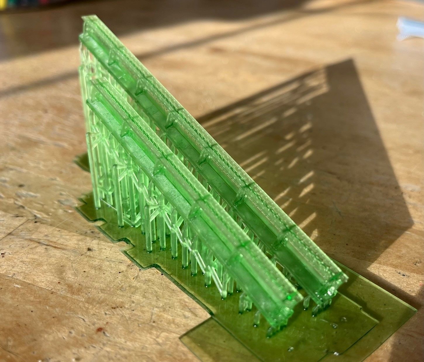 Model Railway - Bridge Girder Support Centre 1 3D print model_2