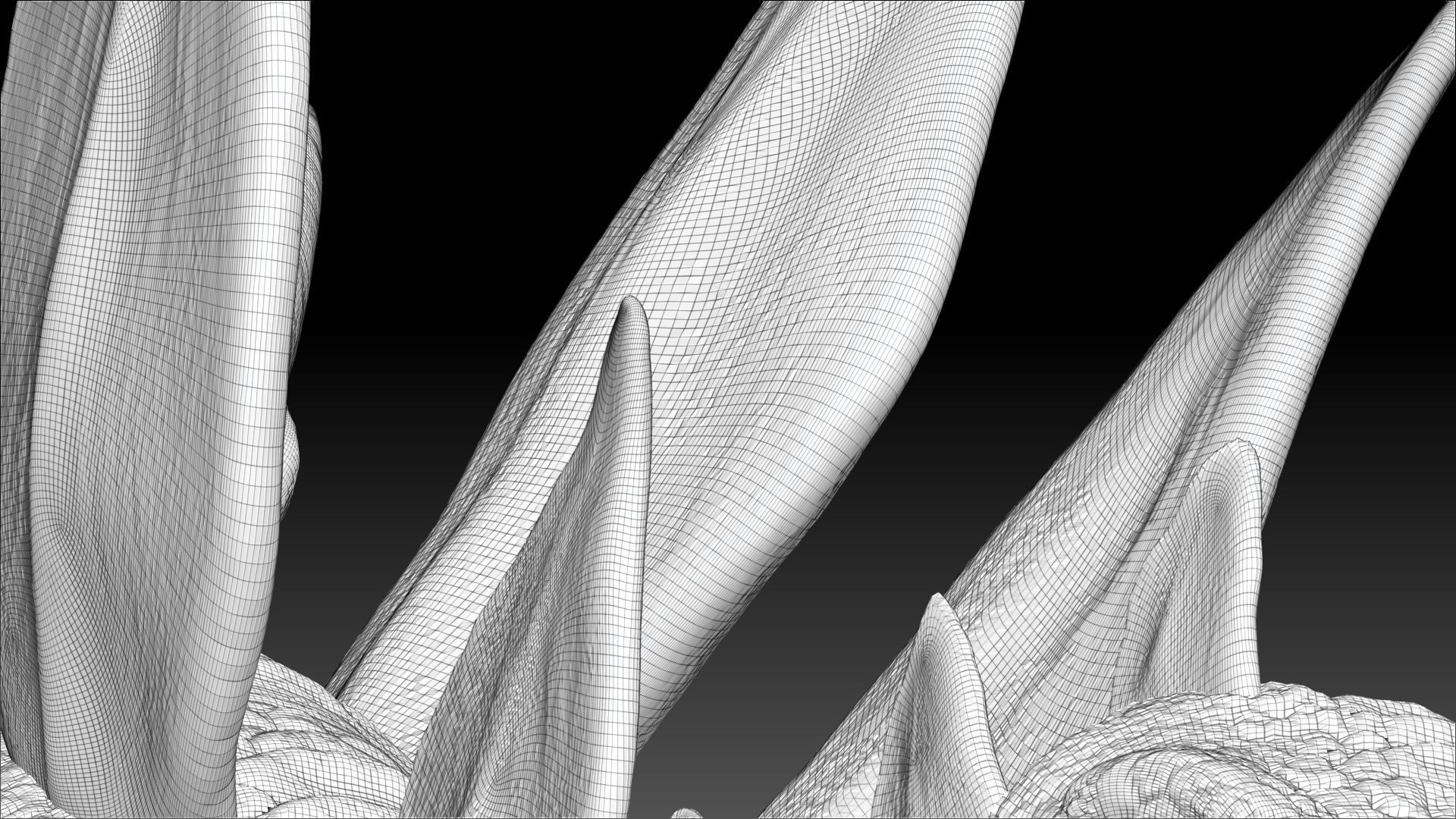 Dinosaur Stegosaurus Sculpt Project 3D model_15