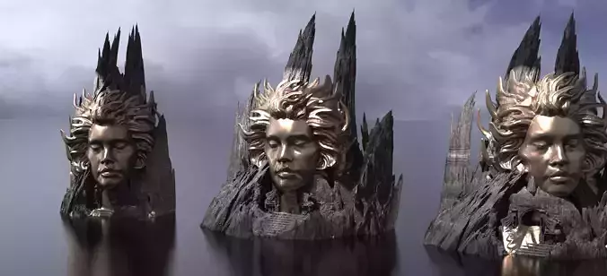 Fallen Angel cliffs 3 Dark versions 2