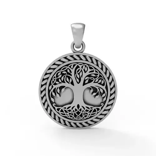 Tree of life pendant rope model