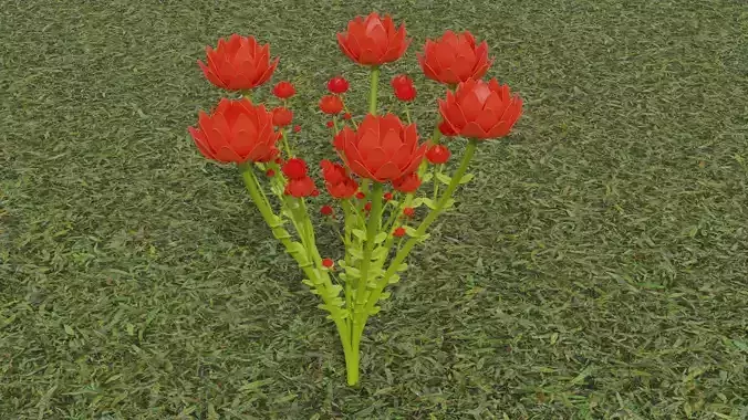mazzo di fiori 3D model