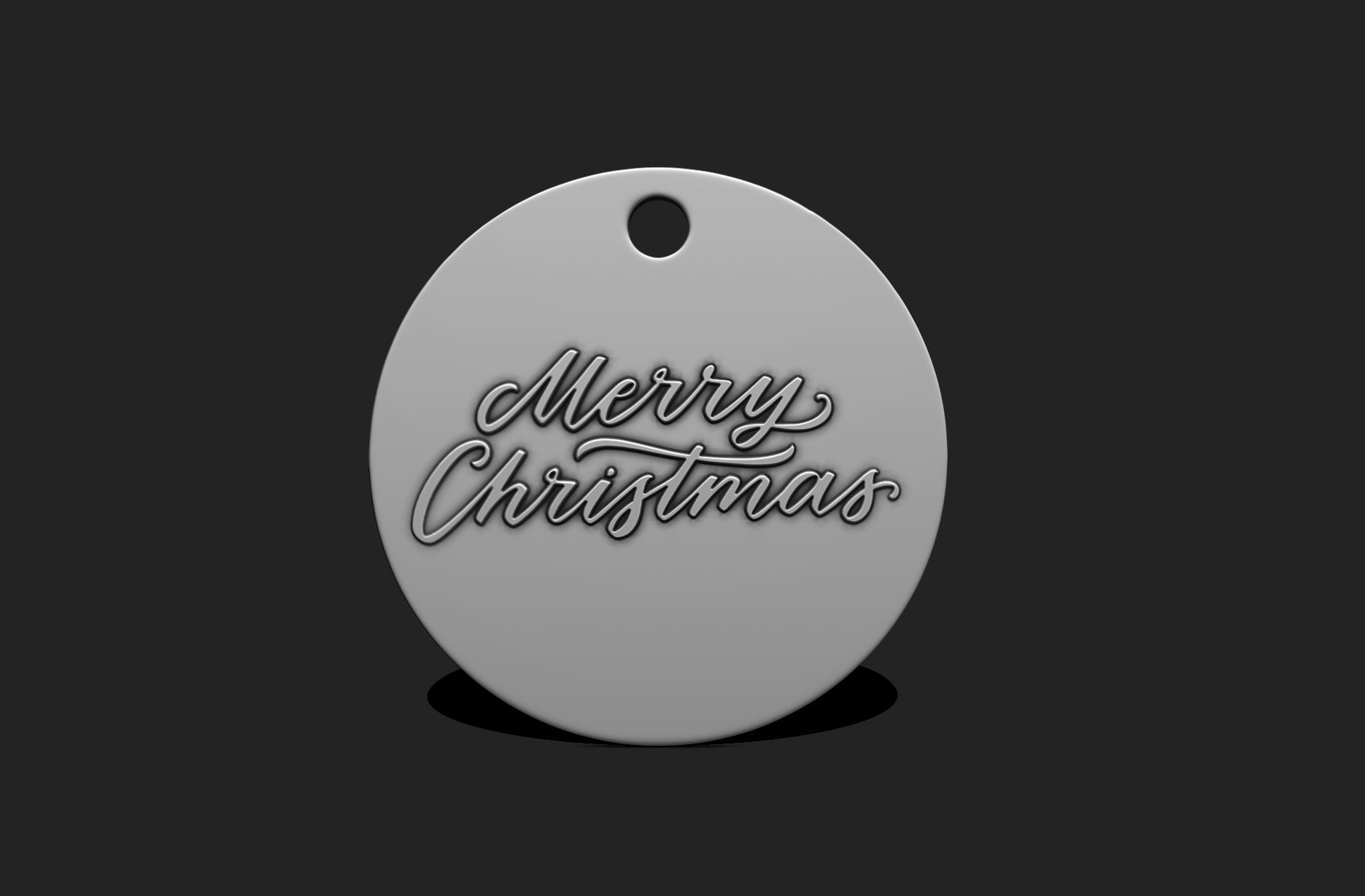 Christmas Ornament - Pendant -  Christmas Tree  - Decor - 01 3D print model_2